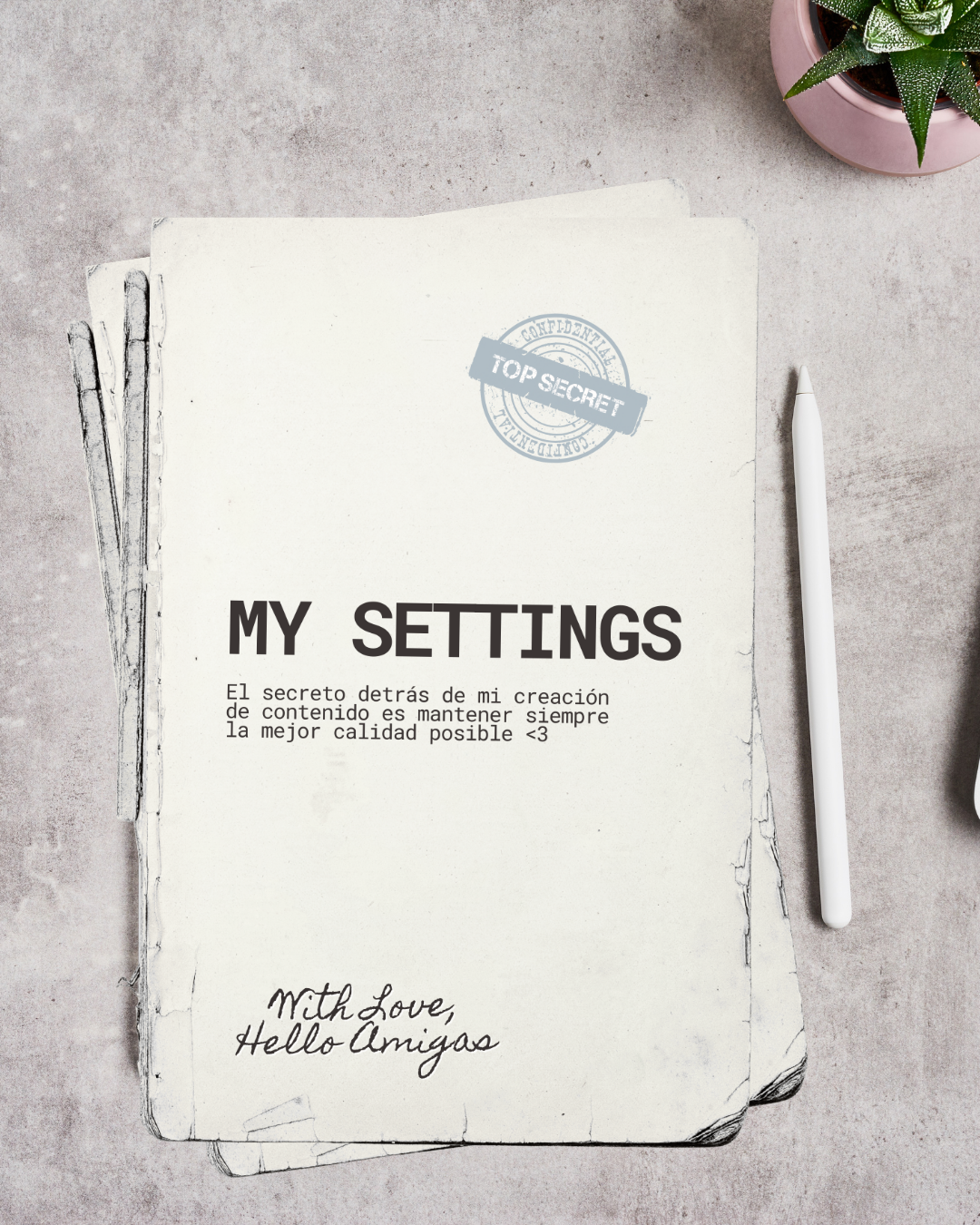 MY SETTINGS